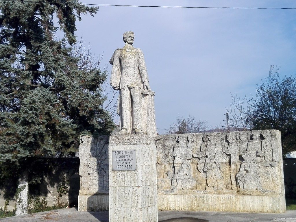 Teodor Diamant, socialism, statuia de la Scaieni, obiective turistice si monumente Prahova, Romania