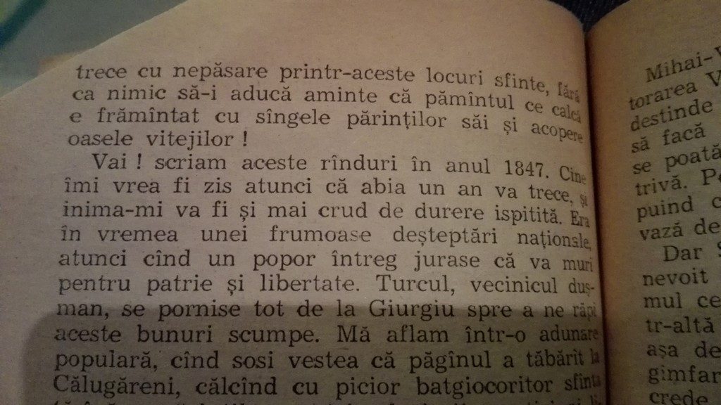 Balcescu, Lupta de la Calugareni