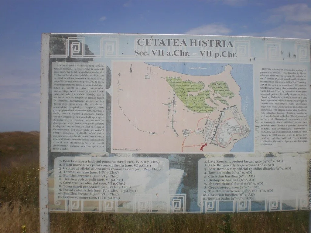 Cetatea Histria, obiective turistice din Romania, infoturism Dobrogea
