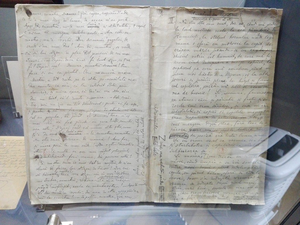 Amintiri din copilarie, Ion Creanga, Muzeul Literaturii Romane, Bucuresti, Romania