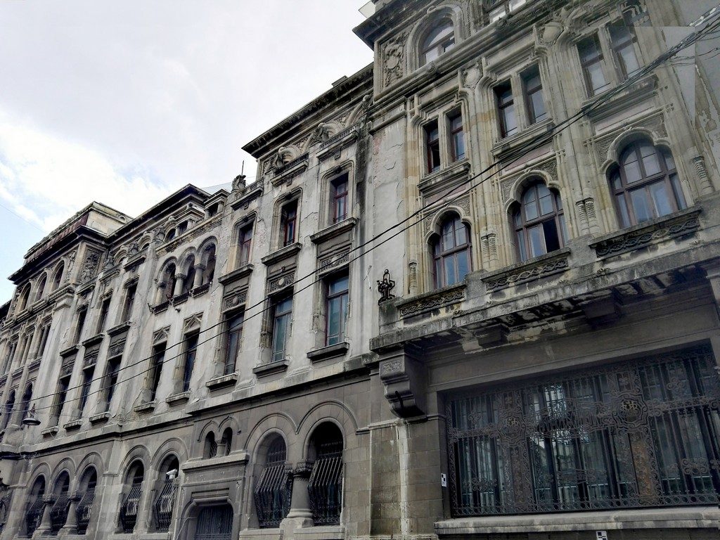 sediul bancii marmorosh blank, arhitect petre antonescu, obiective turistice Bucuresti, Romania